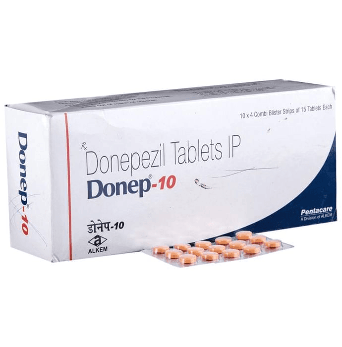 Donep 10 Tablet – Donepezil (10mg) 10 mg by Alkem Laboratories Ltd — photo 1 of 6