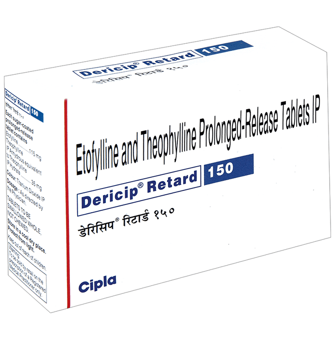 Dericip Retard 150 Tablet PR