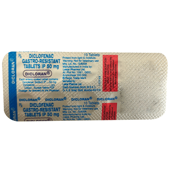 Dicloran 50mg Tablet – 45826bdf-4610-4354-9a83-c0148d21529c by Lekar Pharma Ltd — photo 1 of 2