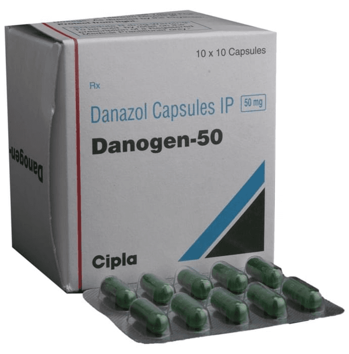 Danogen 50 Capsule – Danazol (50mg) 50 mg by Cipla Ltd — photo 1 of 6