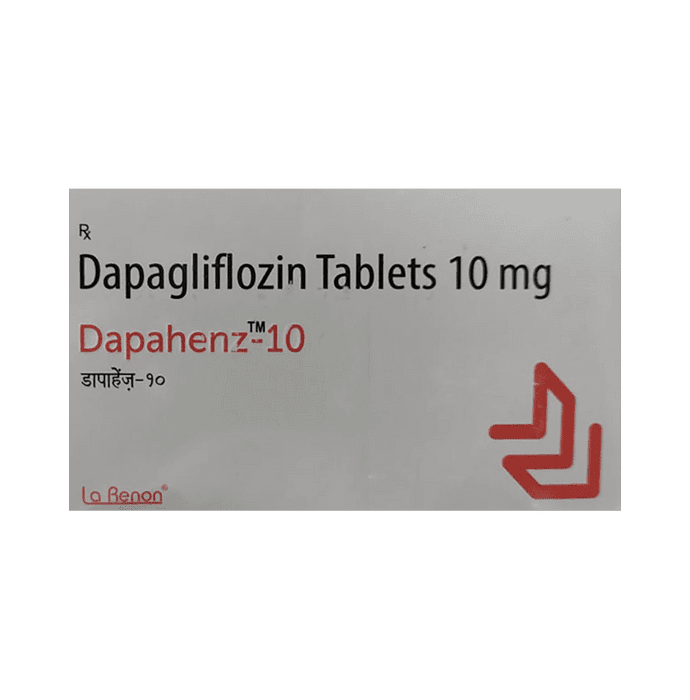 Dapahenz 10 Tablet – Dapagliflozin (10mg) 10 mg by La Renon Healthcare Pvt Ltd — photo 1 of 3