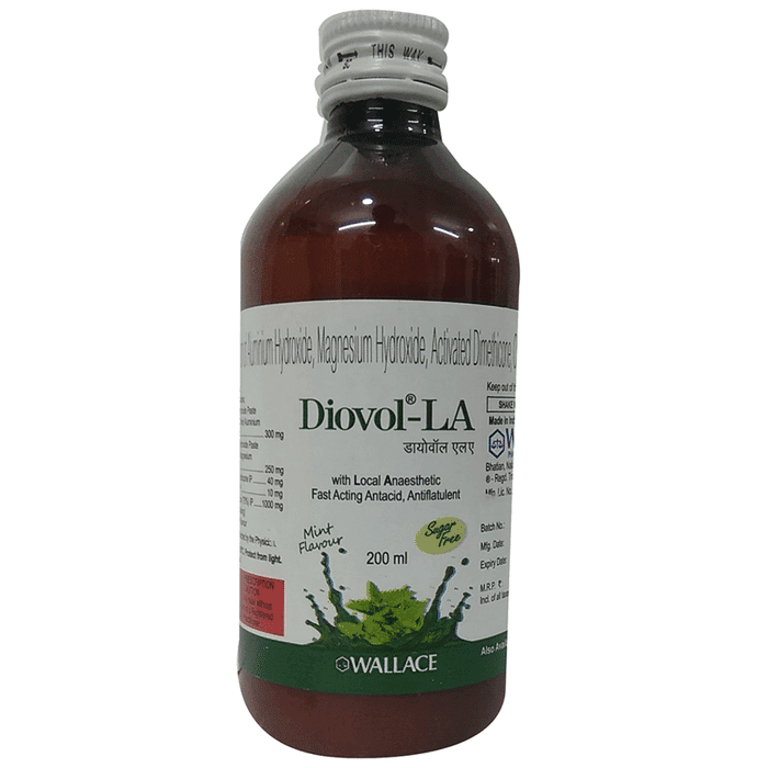 Diovol-LA Suspension Mint Sugar Free – 46c7e4ee-1667-46d5-b4be-d15e5e9ca4ec by Wallace Pharmaceuticals Pvt Ltd — photo 1 of 2