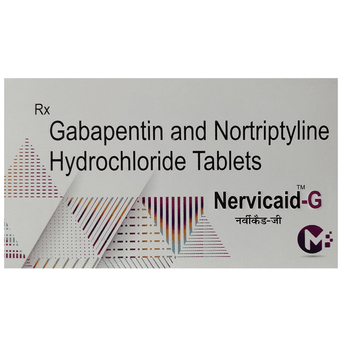 Nervicaid-G Tablet – Gabapentin (400mg) by Medicaid Labs LLP — photo 1 of 2