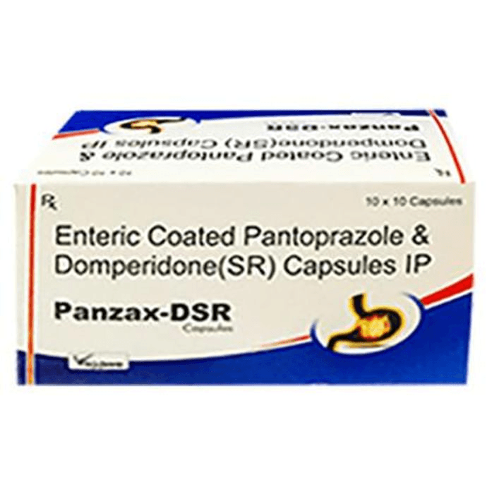 Panzax-DSR Capsule – Domperidone (30mg) by Vaxova Drugs Pvt Ltd