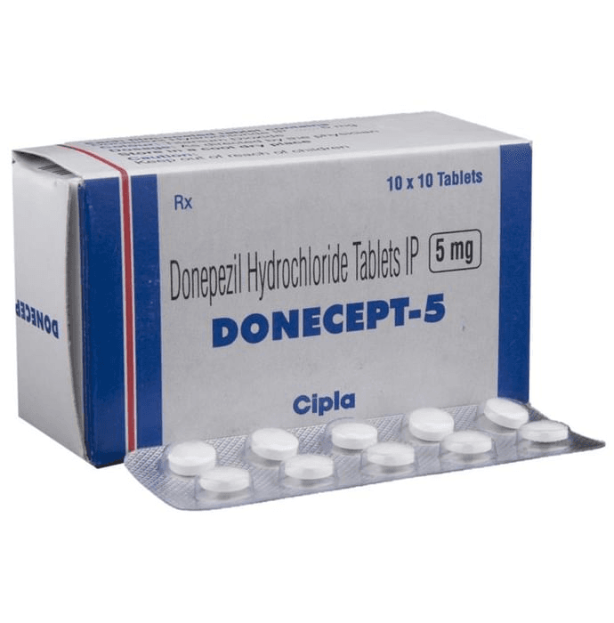 Donecept 5 Tablet – Donepezil (5mg) 5 mg by Cipla Ltd — photo 1 of 6