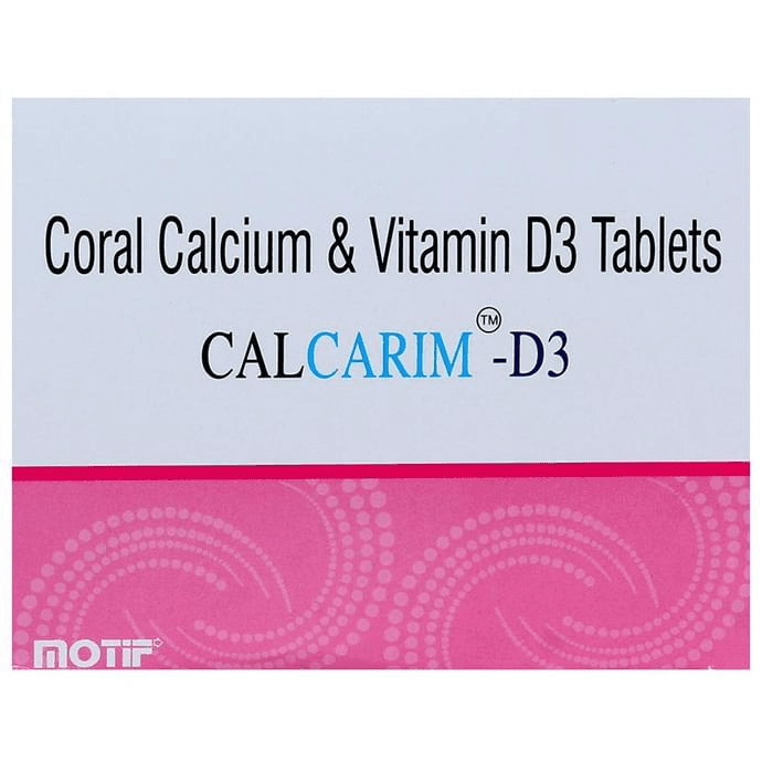 Calcarim-D3 Tablet – 1abbffc5-2e70-4ff2-8f91-2dc72bff6066 by Motif Health Care — photo 1 of 3