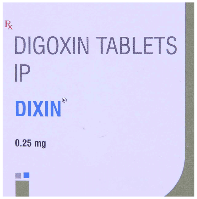 Dixin Tablet – Digoxin (0.25mg) by Samarth Life Sciences Pvt Ltd — photo 1 of 4