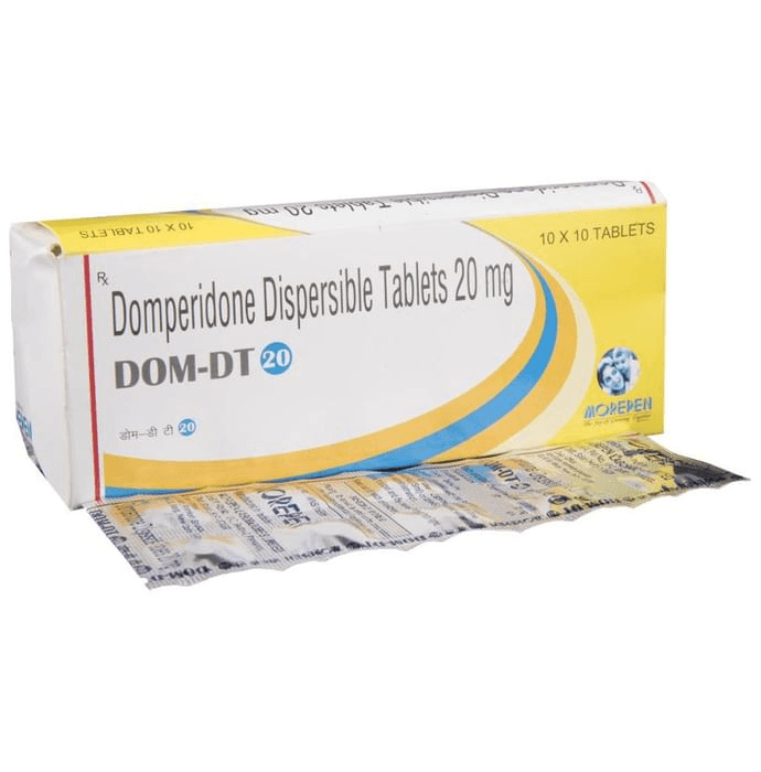 Dom-DT 20 Tablet – Domperidone (20mg) 20 mg by Morepen Laboratories Ltd — photo 1 of 5