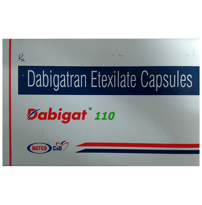 Dabigat 110 Capsule – Dabigatran Etexilate (110mg) 110 mg by Natco Pharma Ltd — photo 1 of 2