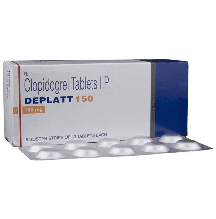 Deplatt 150 Tablet – Clopidogrel (150mg) 150 mg by Torrent Pharmaceuticals Ltd — photo 1 of 6
