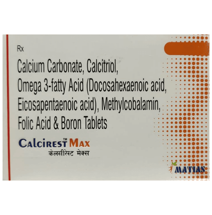 Calcirest Max Tablet – d4312170-ff81-4f14-bb53-02531be2dcba by Matias Healthcare Pvt Ltd — photo 1 of 2
