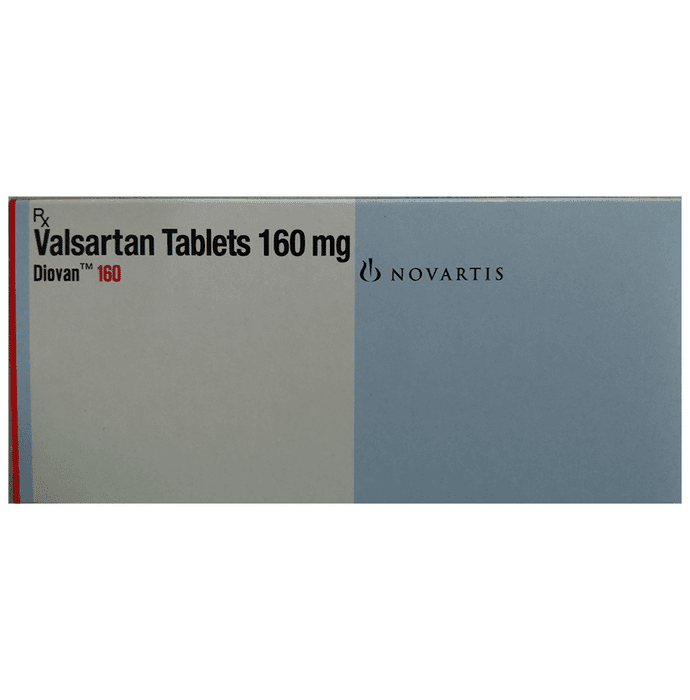 Diovan 160 Tablet – Valsartan (160mg) 160 mg by Novartis India Ltd — photo 1 of 3