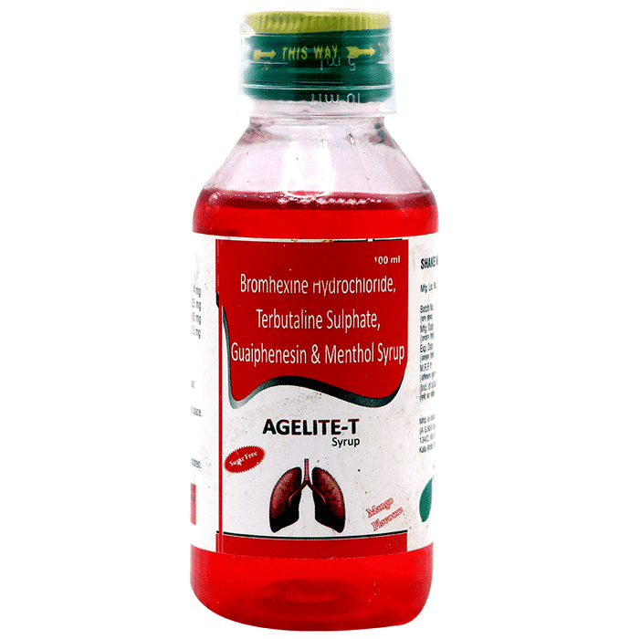 Agelite-T Syrup Mango Sugar Free – Bromhexine (4mg) by Rekin Pharma Pvt. Ltd. — photo 1 of 2