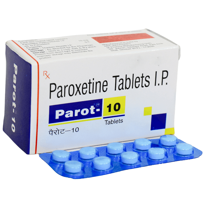 Parot 10 Tablet – Paroxetine (10mg) 10 mg by ZDL(Zodiacal) Pharmaceutics Pvt.Ltd
