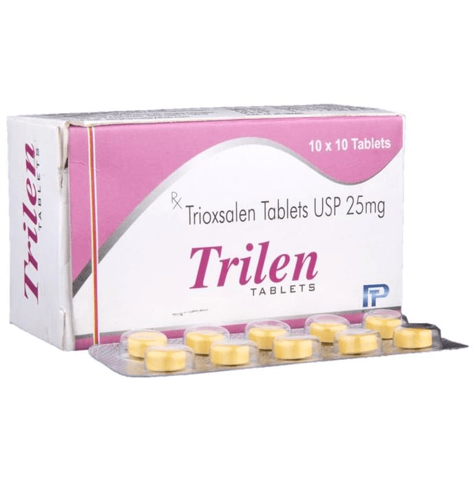 Trilen Tablet – Trioxasalen (25mg) by Telic Pharma — photo 1 of 6