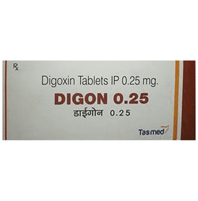 Digon Tablet – Digoxin (0.25mg) by Tas Med India Pvt Ltd