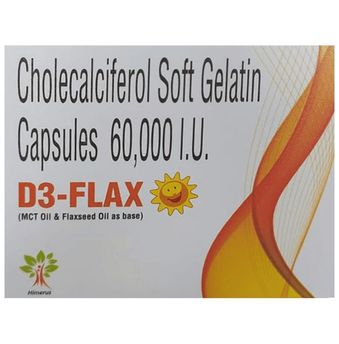 D3 Flax 60K Capsule