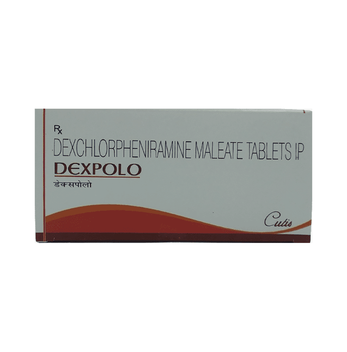 Dexpolo Tablet – Dexchlorpheniramine (2mg) by Cutis Biotech — photo 1 of 3