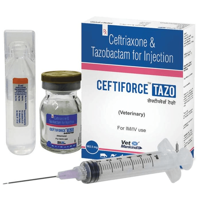 Ceftiforce Tazo Injection – Ceftriaxone (500mg) by Mankind Pharma Ltd