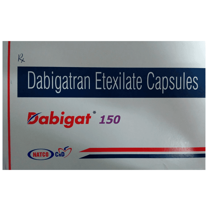 Dabigat 150 Capsule – Dabigatran Etexilate (150mg) 150 mg by Natco Pharma Ltd — photo 1 of 2