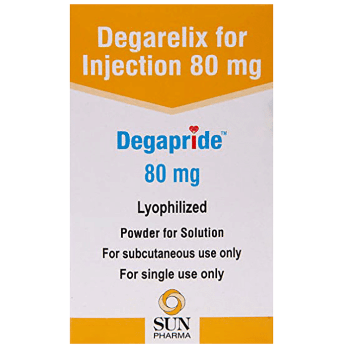 Degapride 80mg Injection – Degarelix (80mg) 80 mg by Sun Pharmaceutical Industries Ltd — photo 1 of 6