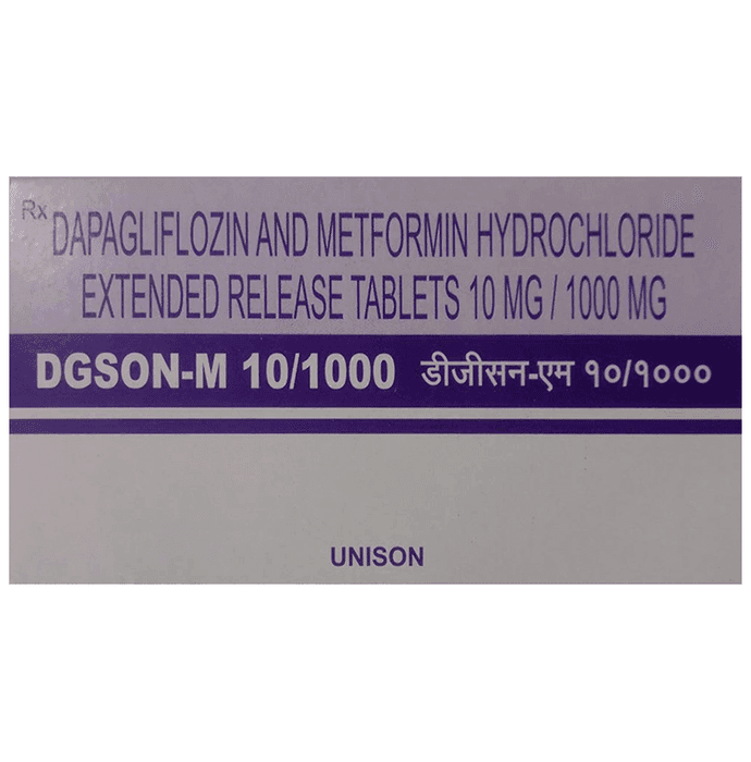 Dgson-M 10/1000 Tablet ER