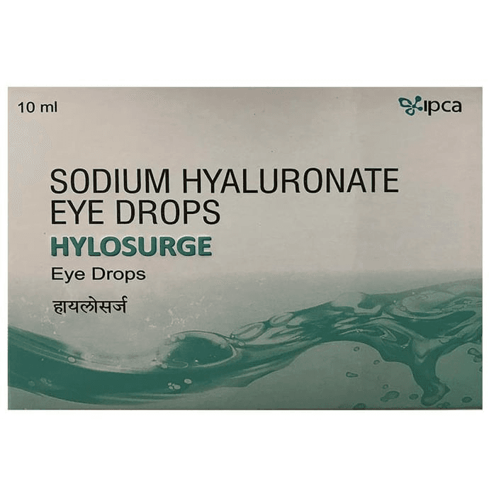 Hylosurge Eye Drop – Sodium Hyaluronate (0.1% w/v) by Ipca Laboratories Ltd — photo 1 of 5