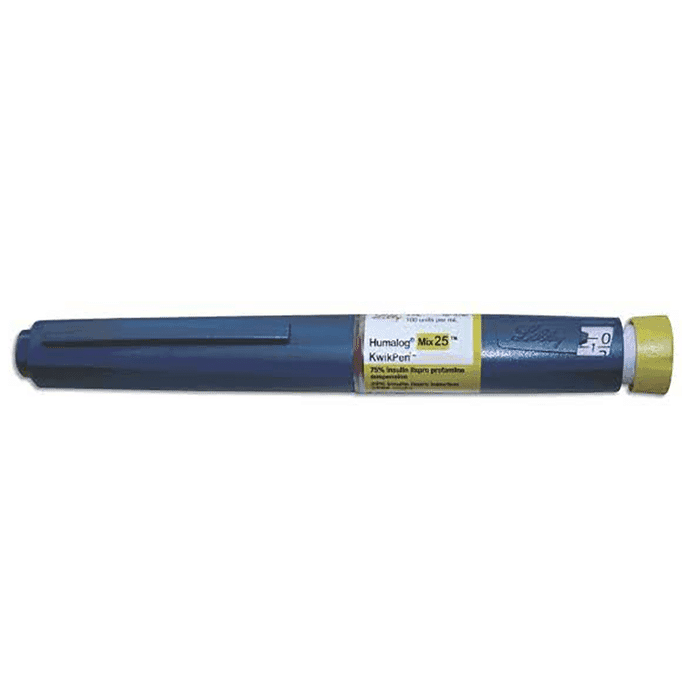 Humalog Mix 25 Kwikpen 100IU/ml – Insulin Lispro (25%) 100 iu by Eli Lilly and Company India Pvt Ltd — photo 1 of 4
