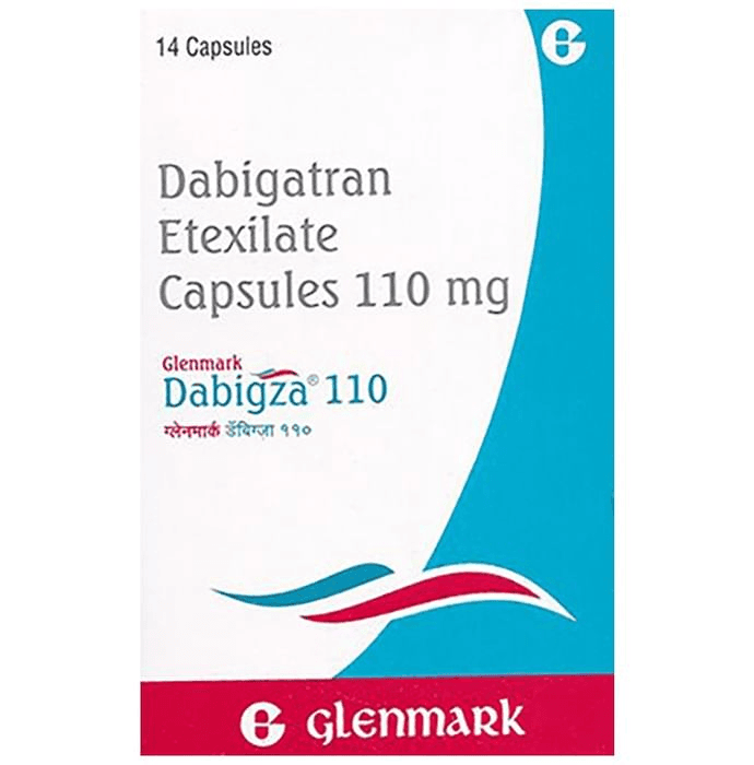 Dabigza 110 Capsule – Dabigatran Etexilate (110mg) 110 mg by Glenmark Pharmaceuticals Ltd — photo 1 of 6