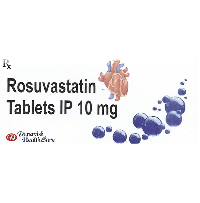Danavish Rosuvastatin 10mg Tablet – 4359de18-db70-4d67-832d-2319d6f48c79 by Danavish Healthcare — photo 1 of 3