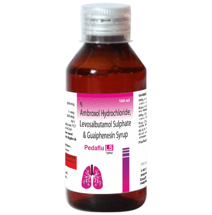 Pedaflu LS Syrup – Levosalbutamol (1mg/5ml) by Spc Healthcare Private Limited