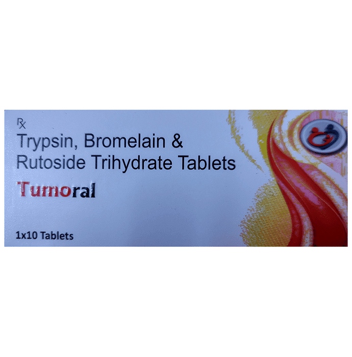 Tumoral Tablet – Bromelain (90mg) by Unihelix Biotech Pvt Ltd — photo 1 of 2