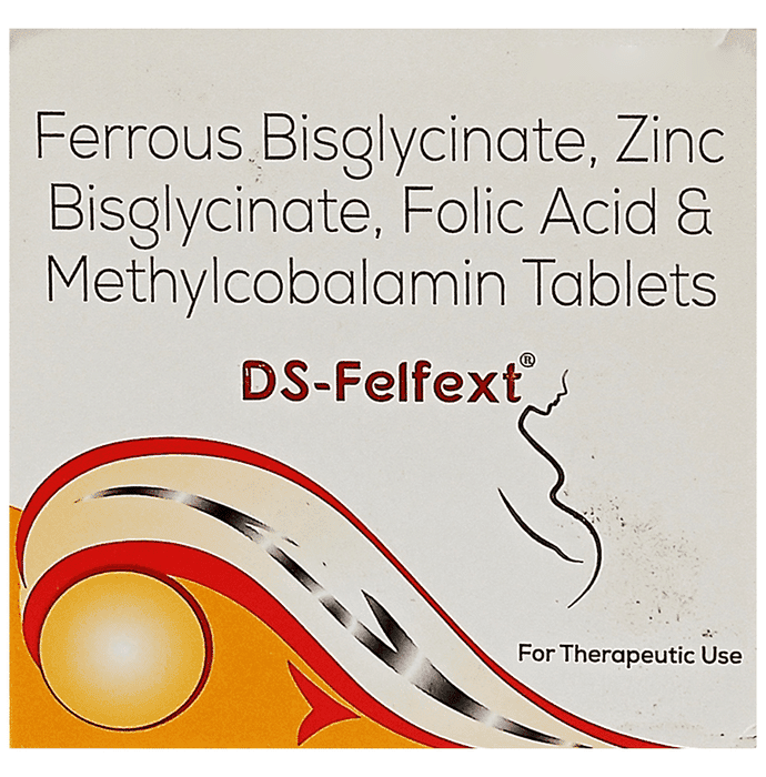 DS-Felfext Tablet – Ferrous Bisglycinate (60mg) by Wyupharama — photo 1 of 4