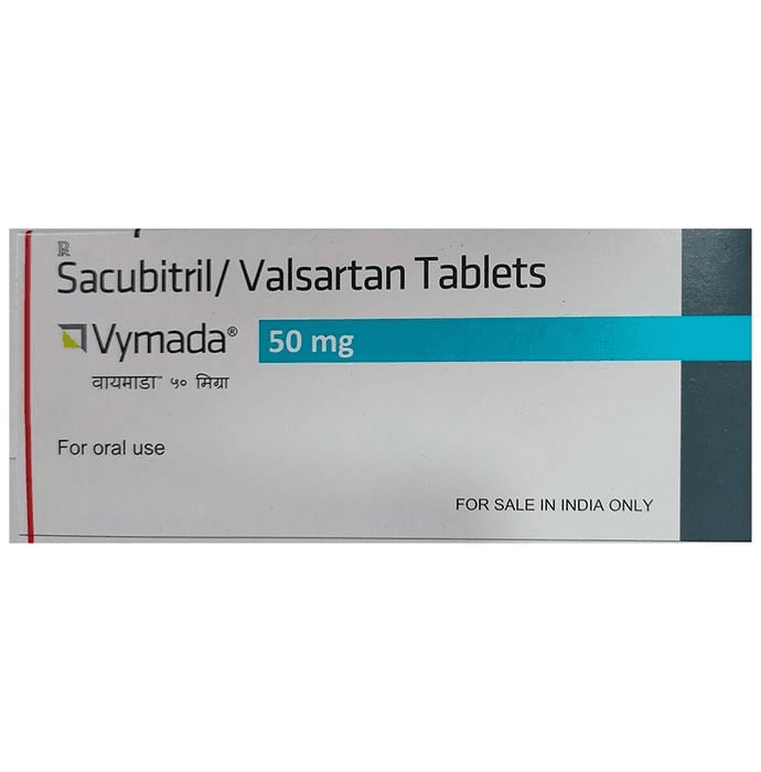 Vymada 50mg Tablet – Sacubitril (24mg) 50 mg by Novartis India Ltd — photo 1 of 2