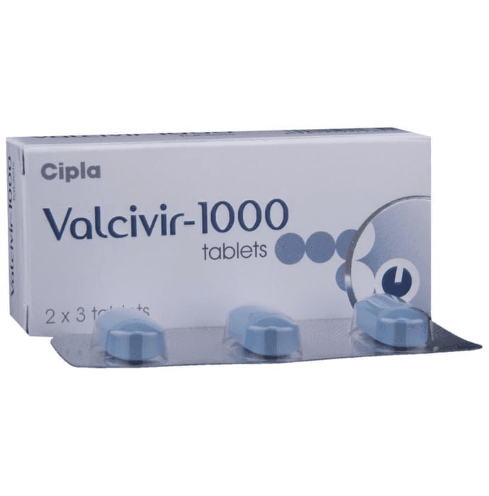 Valcivir 1000 Tablet – Valacyclovir (1000mg) 1000 mg by Cipla Ltd — photo 1 of 6