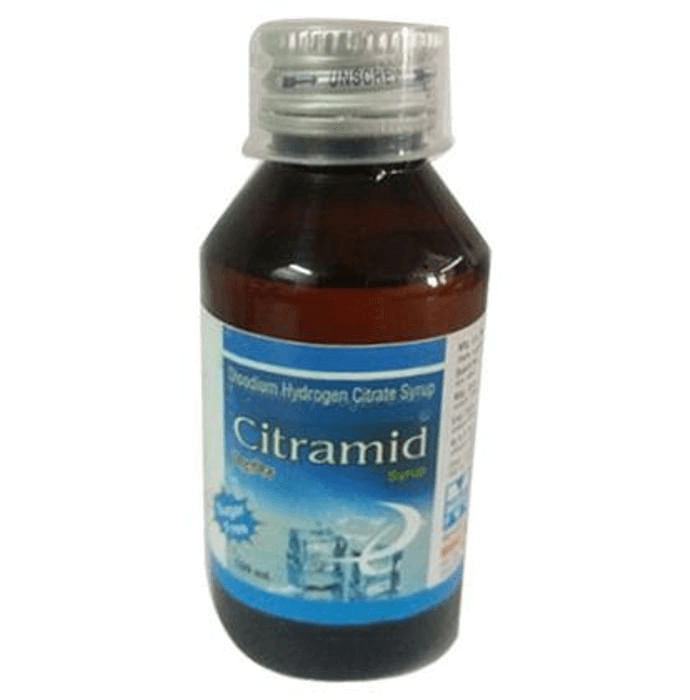 Citramid 1.53gm/5ml Syrup – Disodium Hydrogen Citrate (1.53gm/5ml) 5 ml by Midas Healthcare Ltd