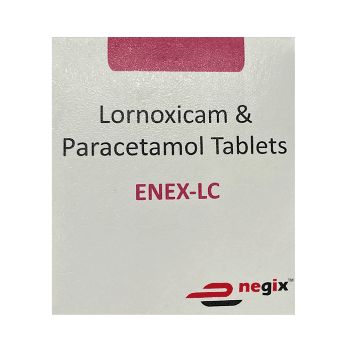 Enex LC 4mg/325mg Tablet – Lornoxicam (4mg) 4 mg by Enegix Healthcare — photo 1 of 2