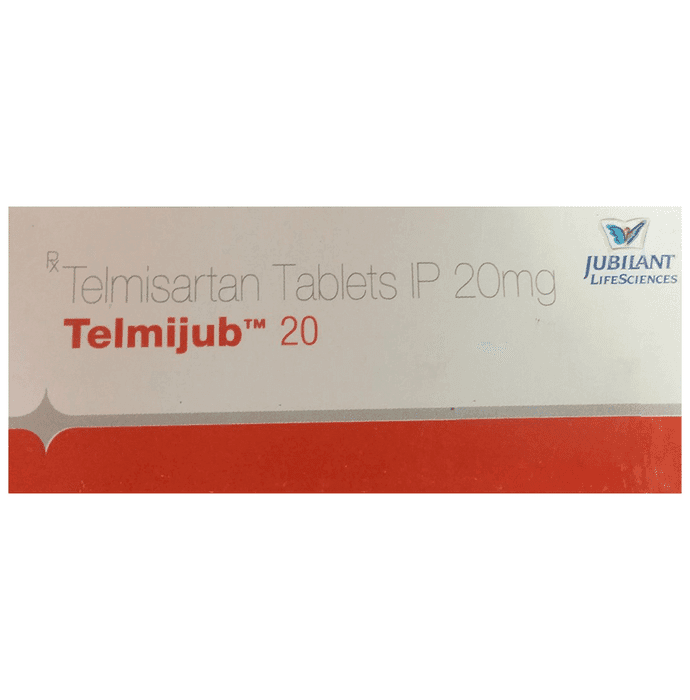 Telmijub 20 Tablet – 1aadefc4-3c57-49ab-9a67-251ed3c81083 by Jubilant Life Sciences — photo 1 of 3