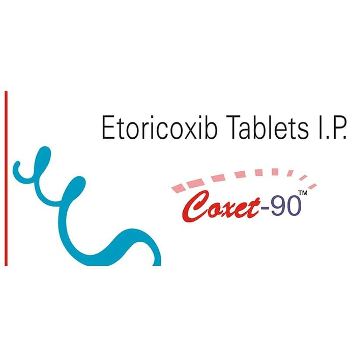 Coxet 90 Tablet – Etoricoxib (90mg) 90 mg by Entrust Healthcare Pvt Ltd — photo 1 of 2