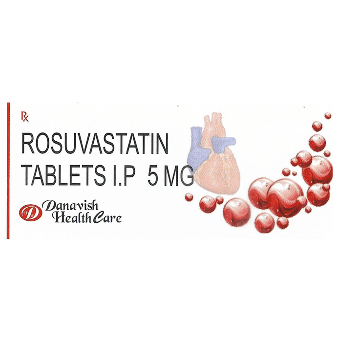 Danavish Rosuvastatin 5mg Tablet – da3fd91e-8aaf-4b18-9439-9de9cbde0650 by Danavish Healthcare — photo 1 of 3