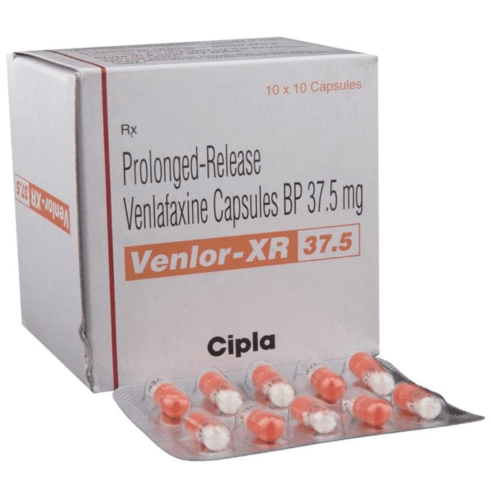 Venlor-XR 37.5 Capsule – Venlafaxine (37.5mg) 37.5 mg by Cipla Ltd — photo 1 of 6