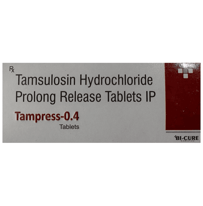 Tampress 0.4 Tablet PR – Tamsulosin (0.4mg) 0.4 mg by Bi-Cure Remedies — photo 1 of 2