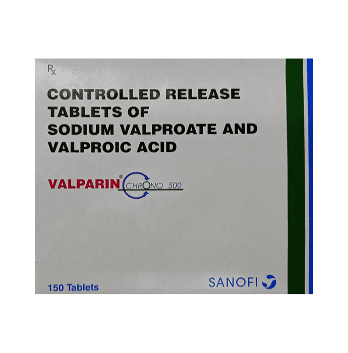 Valparin Chrono 500 Tablet CR – Valparin Chrono 500 Tablet CR by Sanofi India Ltd — photo 1 of 4