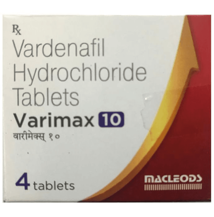 Varimax 10 Tablet – Vardenafil (10mg) 10 mg by Macleods Pharmaceuticals Pvt Ltd