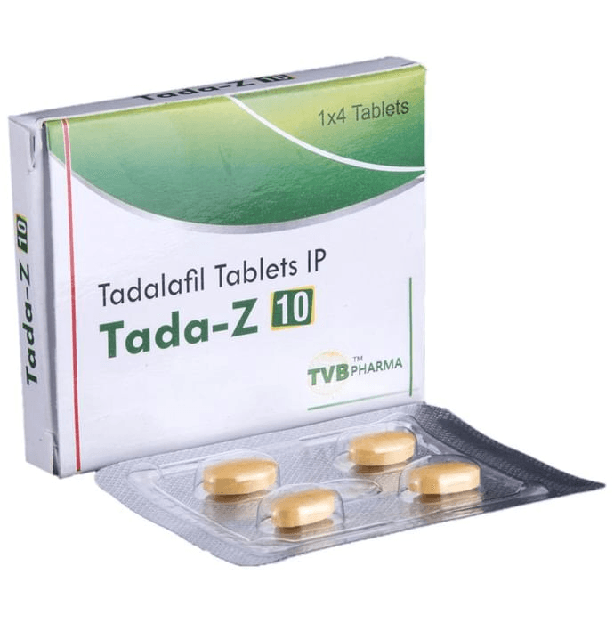 Tada-Z 10 Tablet – Tadalafil (10mg) 10 mg by TBG pharma ltd — photo 1 of 6