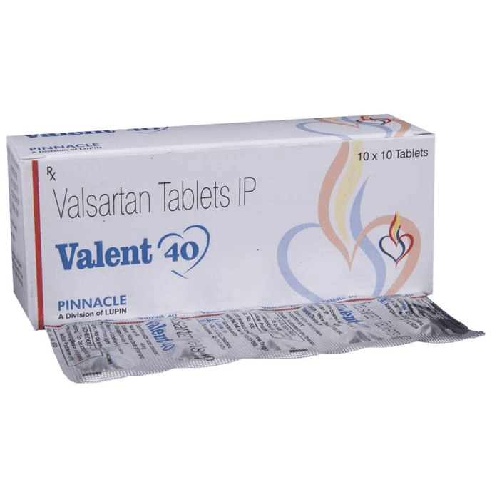 Valent 40 Tablet – Valsartan (40mg) 40 mg by Lupin Ltd — photo 1 of 5
