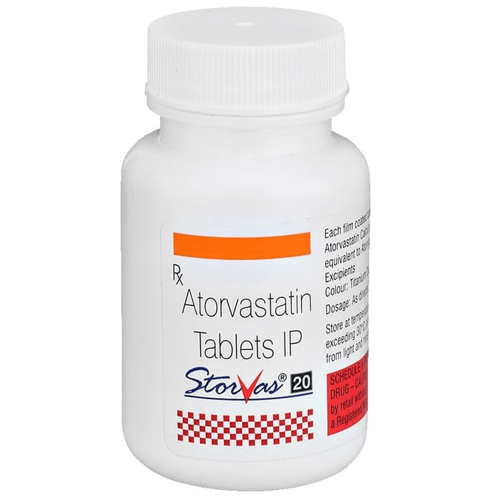 Storvas 20 Tablet – e7ea3248-e89f-49e7-8c05-61e210703cf3 by Sun Pharmaceutical Industries Ltd