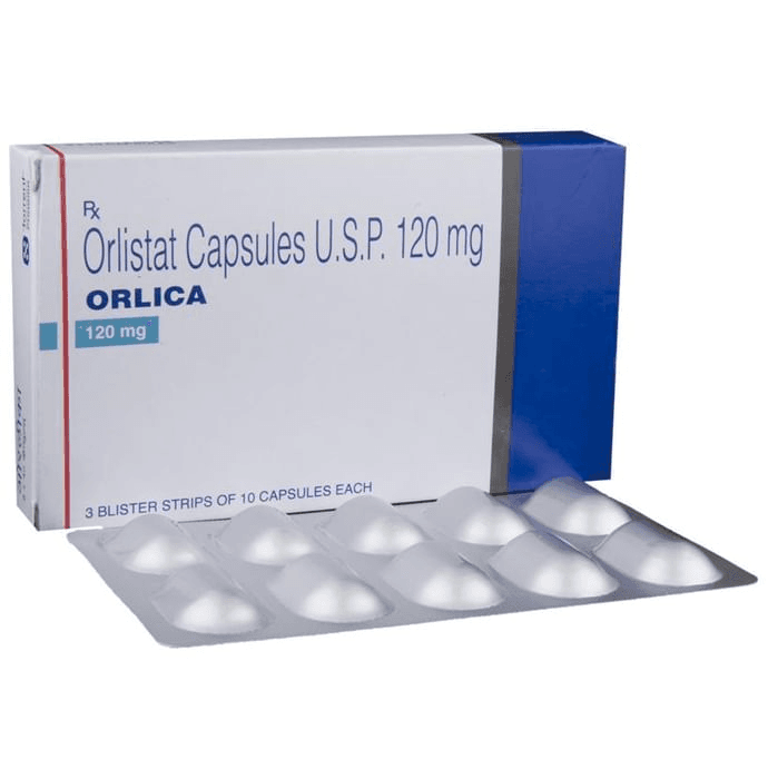 Orlica Capsule – Orlistat (120mg) by Torrent Pharmaceuticals Ltd — photo 1 of 6