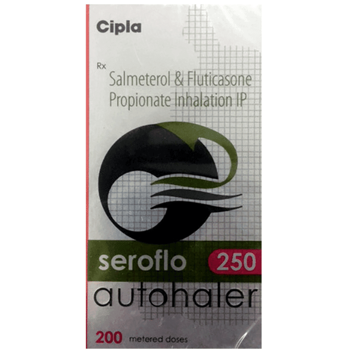 Seroflo 250 Autohaler – Salmeterol (25mcg) 250 mg by Cipla Ltd
