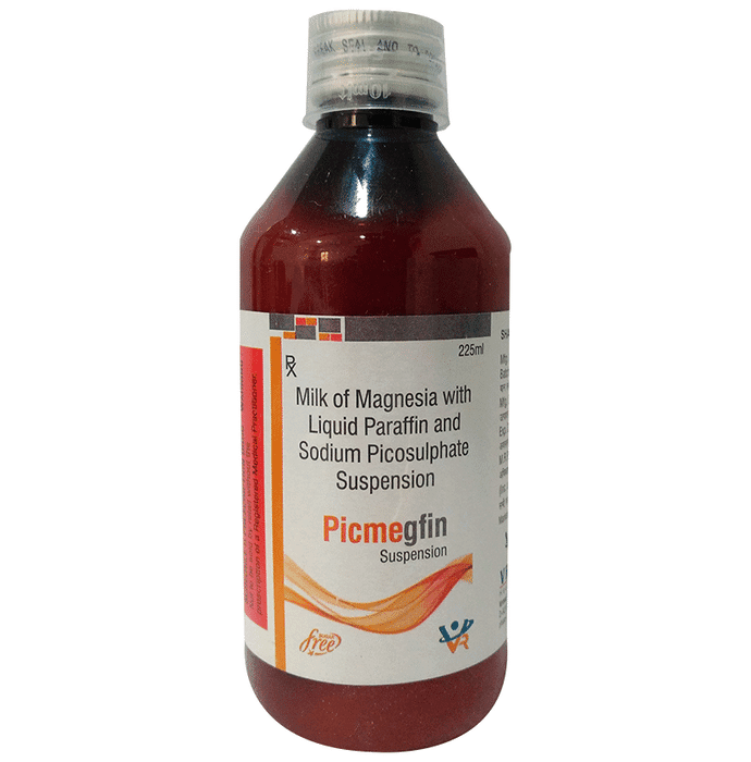 Picmegfin Oral Suspension Sugar Free – Liquid Paraffin (1.25ml/5ml) by V R Med Healthcare — photo 1 of 3